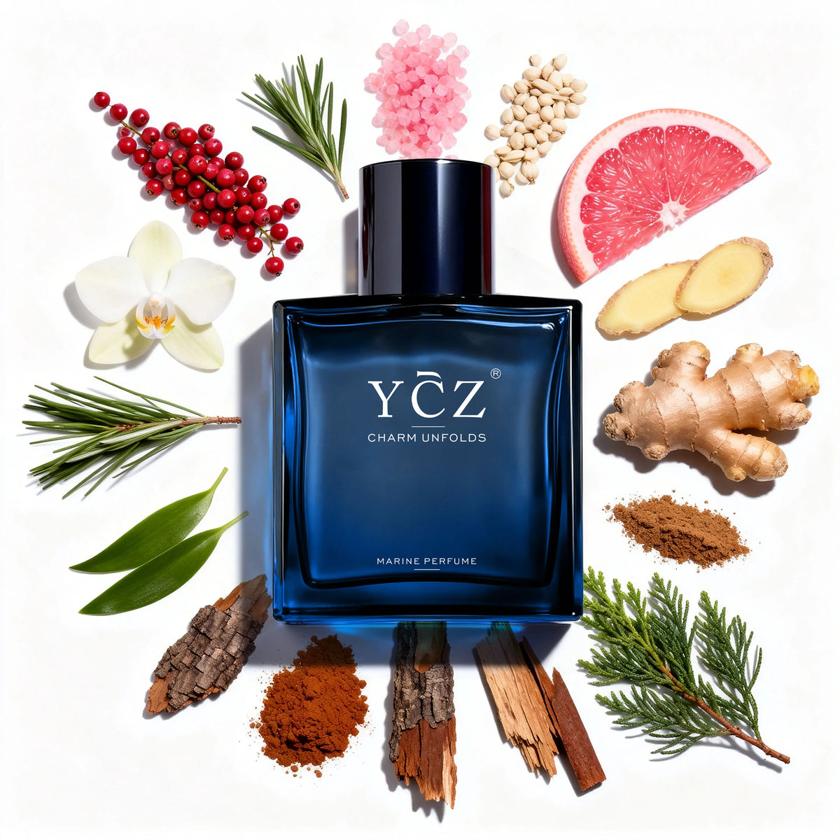 [YCZ] Midnight Marine Eau De Parfum 1.7 Fl Oz Men'S Fragrance - Aromatic Marine Scent, Magnetic, Sensual, Long-Lasting, Ideal for Dates & Everyday Wear, Gifts for Boyfriend, Anniversary Gift for Him, Men'S Perfumes & Fragrances, Mens Gifts,Back to School