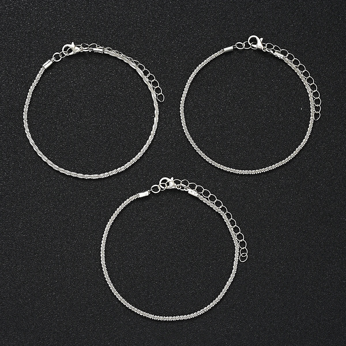 Butterfly Star Heart Pendant Anklets Set (5pcs)